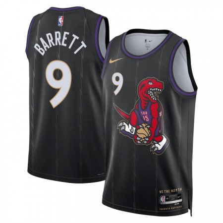 Camiseta Hombre NBA Toronto Raptors RJ Barrett 2024-25 Nike City Edition Negro Swingman Camiseta Hombre NBA Toronto Raptors RJ Barrett 2024-25 Nike City Edition Negro Swingman